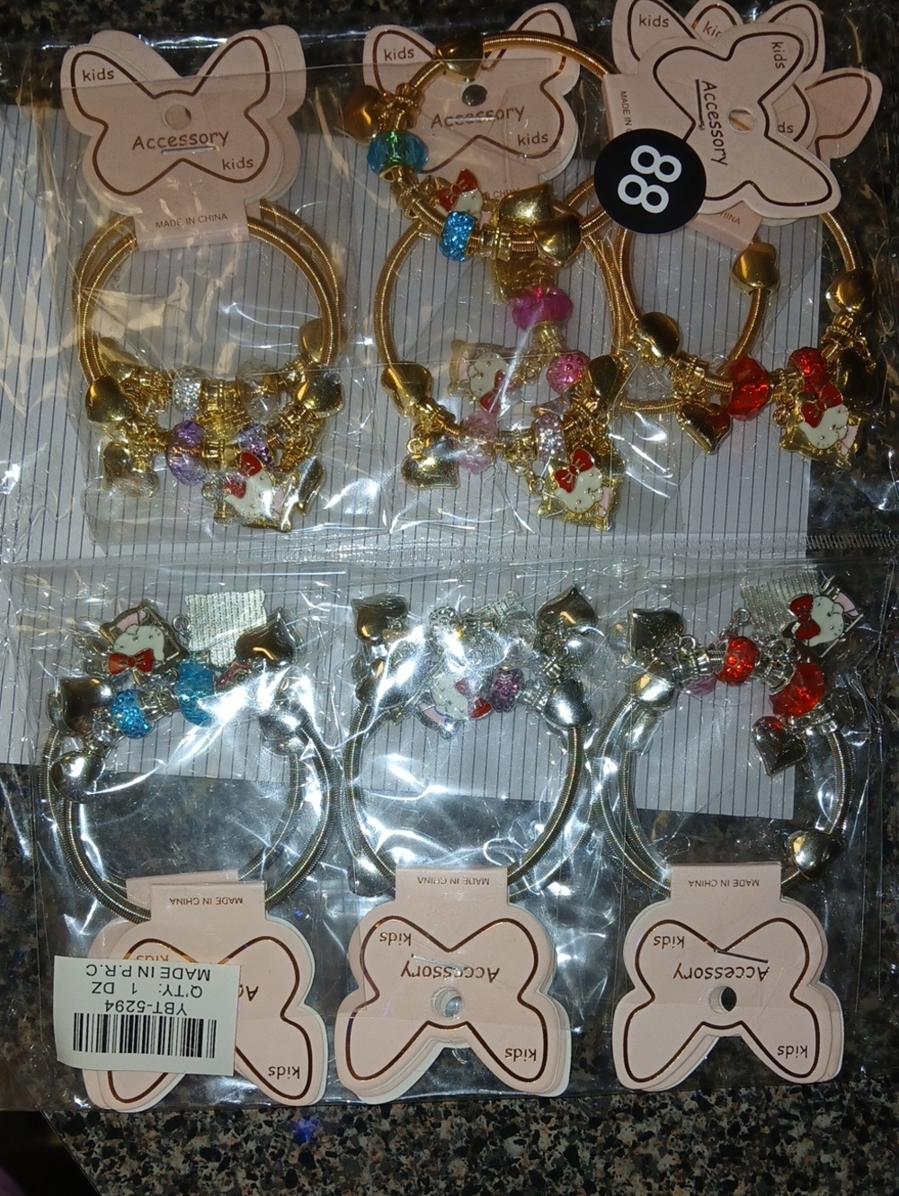 #KidsGoldjewlery  #charmbracelets #sanrio #hellokitty